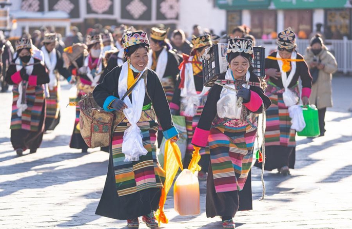 Lo Xizang celebra il Festival della Dea